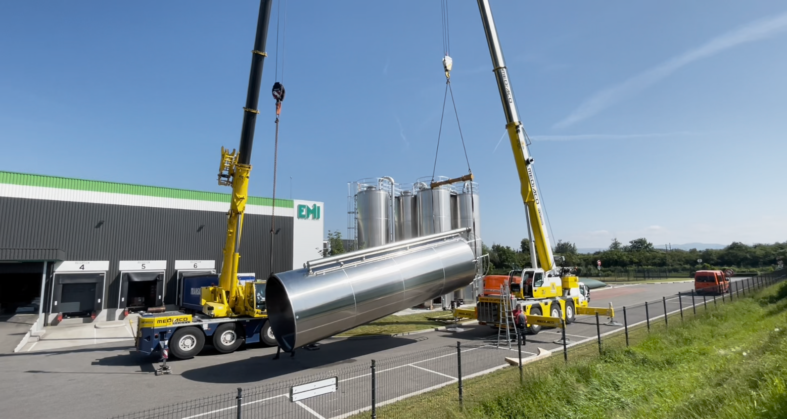 Installation 6ème silo