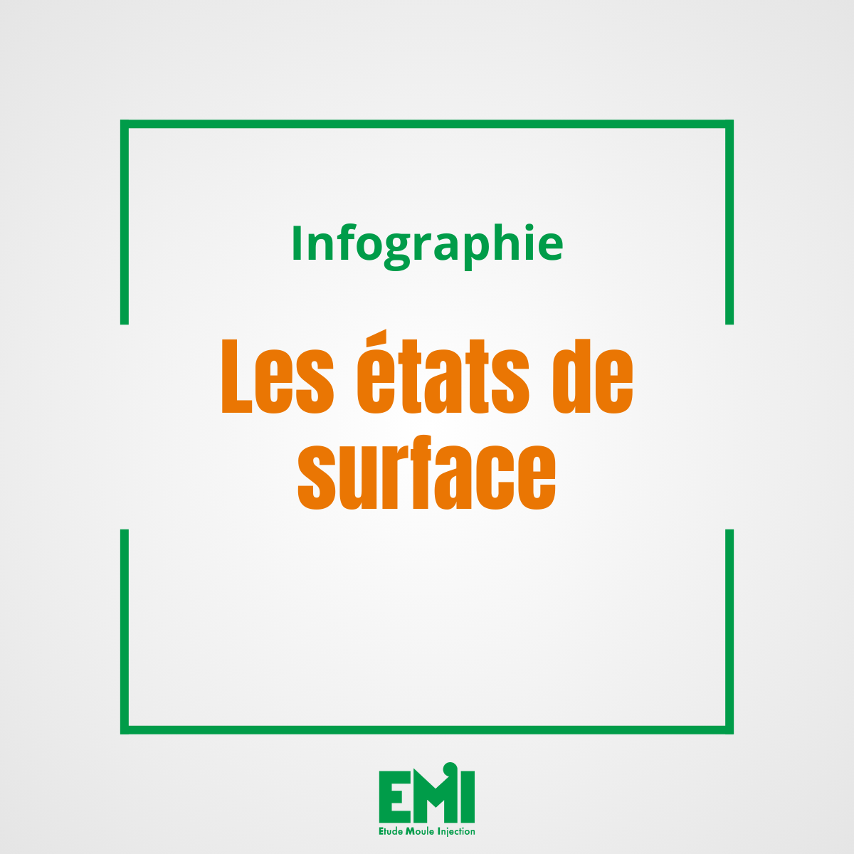 Vignette infographie Les états de surface
